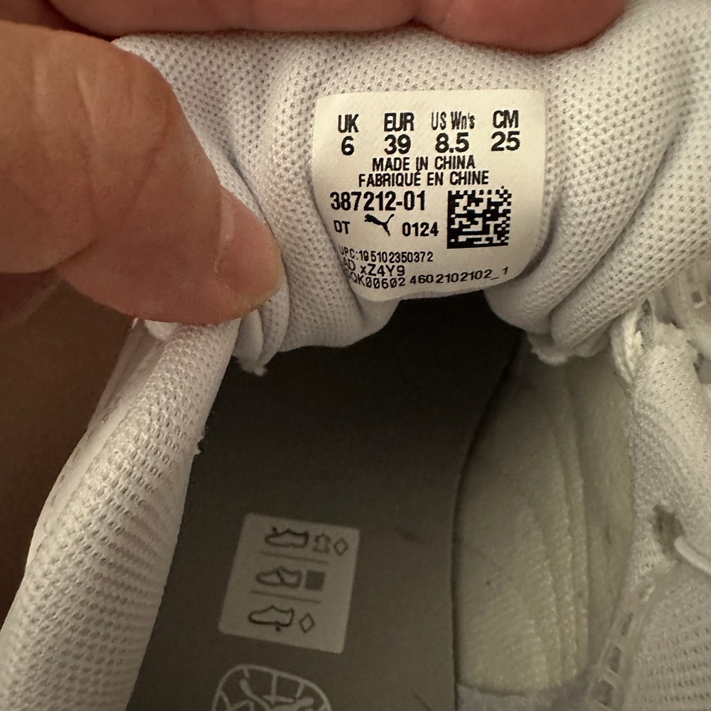 Puma White Platform Sneakers - Picture 4 of 6